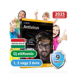 G DATA Antivirus 9 eszközre 20% kedvezménnyel tanárok, diákok, nyugdíjasok, EÜ dolgozók, rendőrök, tűzoltók részére