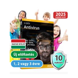 G DATA Antivirus 10 eszközre 20% kedvezménnyel tanárok, diákok, nyugdíjasok, EÜ dolgozók, rendőrök, tűzoltók részére
