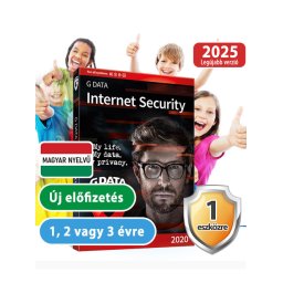 G DATA Internet Security 1 eszközre 20% kedvezménnyel tanárok, diákok, nyugdíjasok, EÜ dolgozók, rendőrök, tűzoltók részére