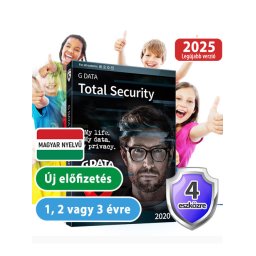 G DATA Total Security 4 eszközre 20% kedvezménnyel tanárok, diákok, nyugdíjasok, EÜ dolgozók, rendőrök, tűzoltók részére
