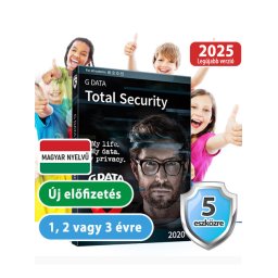G DATA Total Security 5 eszközre 20% kedvezménnyel tanárok, diákok, nyugdíjasok, EÜ dolgozók, rendőrök, tűzoltók részére
