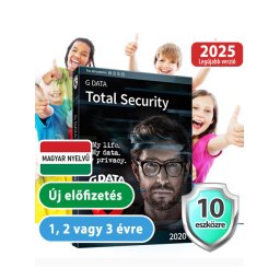 G DATA Total Security 10 eszközre 20% kedvezménnyel tanárok, diákok, nyugdíjasok, EÜ dolgozók, rendőrök, tűzoltók részére