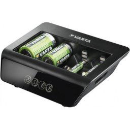 Elemtöltő, univerzális AA/AAA/C/D/9V, LCD kijelző, VARTA \Universal\