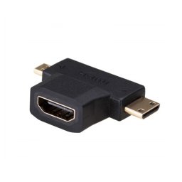HDMI - miniHDMI - microHDMI átalakító adapter Akyga PN: AK-AD-23