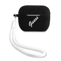 Guess Silicone Vintage AirPods Pro tok GUACAPLSVSBW (fekete fehér)