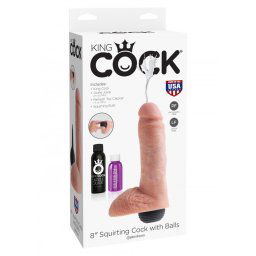King Cock SQUIRTING COCK-20cm.
