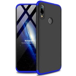GKK 360 védőtok 3 részes Huawei Y6 2019/Honor 8A Pro (kék-fekete)