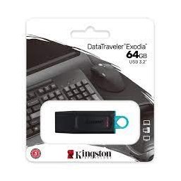 Pen Drive 64GB Kingston DataTraveler Exodia DTX/64GB USB3.2