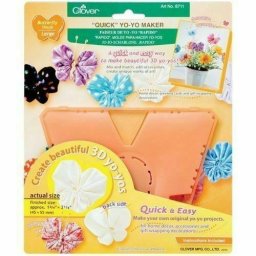 Clover Pillangó formájú yo-yo készítő sablon, 19x19cm - CL8711