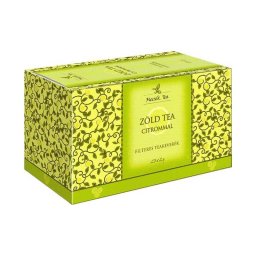 Mecsek Zöld tea citrommal filteres teakeverék 20x2g