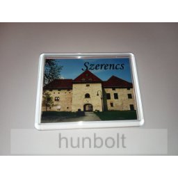 Szerencs Rákóczi-vár hűtőmágnes (műanyag keretes)