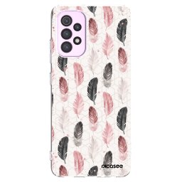Átlátszó szilikon tok az alábbi mobiltelefonokra Samsung Galaxy A32 5G A326B - Feather 2