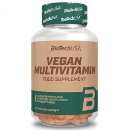 BioTech USA Vegan Multivitamin tabletta - 60db