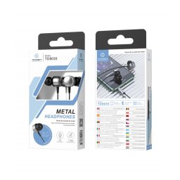 Techancy TD8035 Headset mikrofonos fülhallgató, ezüst