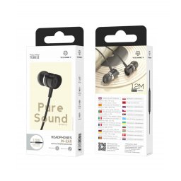 Techancy TD8032 Headset mikrofonos fülhallgató, fekete