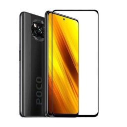 3D üvegfólia kerettel az alábbi mobiltelefonokra Xiaomi Poco X3 Pro - fekete
