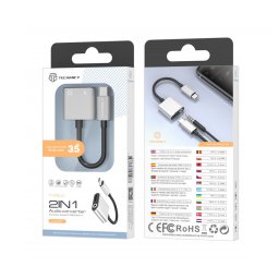 Techancy TV3741 USB-C -> Jack 3.5mm átalakító AUX kábel