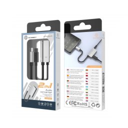 Techancy TV3742 USB-C -> Jack 3.5mm átalakító AUX adapter