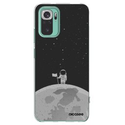 Átlátszó szilikon tok az alábbi mobiltelefonokra Xiaomi Redmi Note 10 Pro - Astronaut