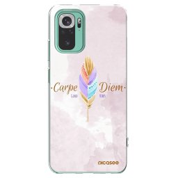 Átlátszó szilikon tok az alábbi mobiltelefonokra Xiaomi Redmi Note 10 Pro - Carpe Diem