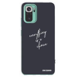 Átlátszó szilikon tok az alábbi mobiltelefonokra Xiaomi Redmi Note 10 Pro - Everything is a choice
