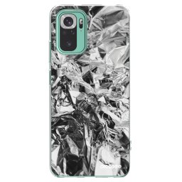 Átlátszó szilikon tok az alábbi mobiltelefonokra Xiaomi Redmi Note 10 Pro - Chrome