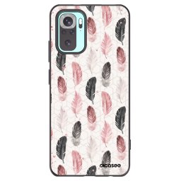 Fekete szilikon tok az alábbi mobiltelefonokra Xiaomi Redmi Note 10 Pro - Feather 2
