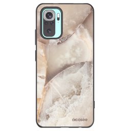 Fekete szilikon tok az alábbi mobiltelefonokra Xiaomi Redmi Note 10 Pro - Cream marble