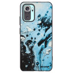 Fekete szilikon tok az alábbi mobiltelefonokra Xiaomi Redmi Note 10 Pro - Organic blue