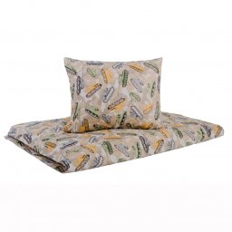 NATURTEX 2 részes Tankos gyermek ágyneműhuzat 90x130+40x50cm