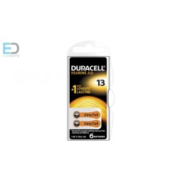 Duracell DA 13 Easy Tab hallókészülék elem B6 ( 1 db elem )