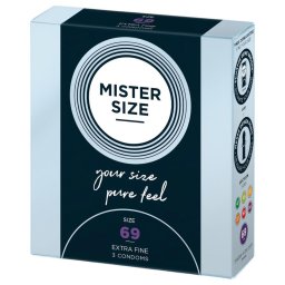 Mister Size vékony óvszer - 69 mm (3 db)