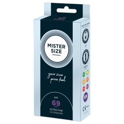 Mister Size vékony óvszer - 69 mm (10 db)