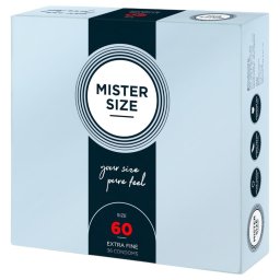 Mister Size vékony óvszer - 60 mm (36 db)