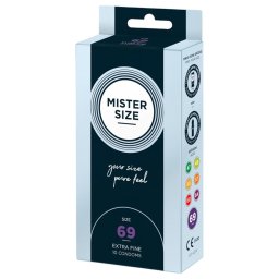 Mister Size vékony óvszer - 69 mm (10 db)