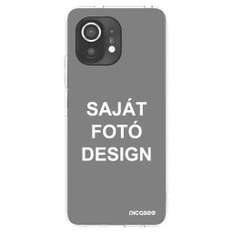 Átlátszó szilikon tok az alábbi mobiltelefonokra Xiaomi Mi 11 - Saját fotó/motívum