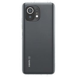 Átlátszó szilikon tok az alábbi mobiltelefonokra Xiaomi Mi 11 - Clear