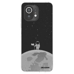 Átlátszó szilikon tok az alábbi mobiltelefonokra Xiaomi Mi 11 - Astronaut