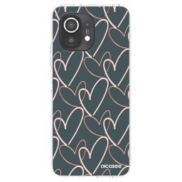Átlátszó szilikon tok az alábbi mobiltelefonokra Xiaomi Mi 11 - Lots of love