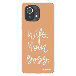 Átlátszó szilikon tok az alábbi mobiltelefonokra Xiaomi Mi 11 - Boss Mama