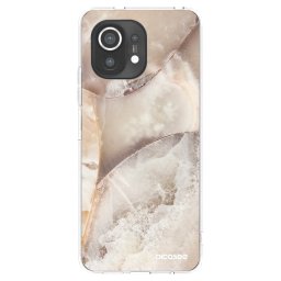 Átlátszó szilikon tok az alábbi mobiltelefonokra Xiaomi Mi 11 - Cream marble