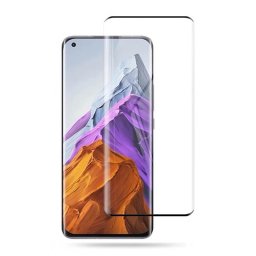 3x 3D üvegfólia az alábbi mobiltelefonokra Xiaomi Mi 11 - fekete - 2+1 ingyen