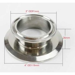 Átalakító 3" Tri-clamp - 4" Tri-clamp (3754)