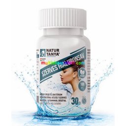 Szerves növényi Hialuronsav, fermentált 30 db tabletta, 100 mg, Vegán - Natur Tanya