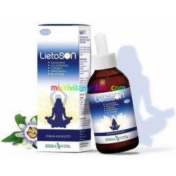 LietoSON 50 ml, alkoholmentes Relax csepp. Feszültség, idegesség, szorongás, pihentető mély alvás - Erbavita