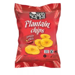 Samai Plantain Főzőbanán Chips Csípős Chilli 75 g