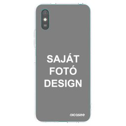 Átlátszó szilikon tok az alábbi mobiltelefonokra Xiaomi Redmi 9AT - Saját fotó/motívum