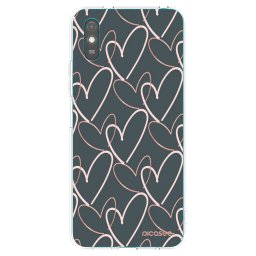 Átlátszó szilikon tok az alábbi mobiltelefonokra Xiaomi Redmi 9AT - Lots of love
