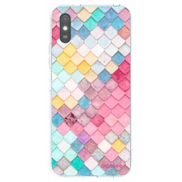 Átlátszó szilikon tok az alábbi mobiltelefonokra Xiaomi Redmi 9AT - Colorful roof