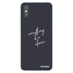 Átlátszó szilikon tok az alábbi mobiltelefonokra Xiaomi Redmi 9AT - Everything is a choice